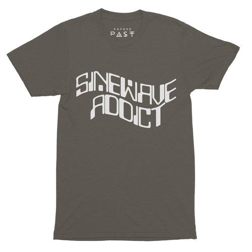 Sinewave Waveform T-Shirt / Khaki