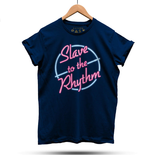 Slave To The Neon Rhythm T-Shirt / Navy