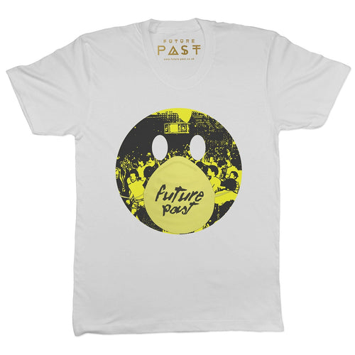 Smiler Rave Mask T-Shirt / White