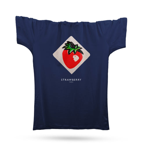 Strawberry Tab T-Shirt JM / Navy