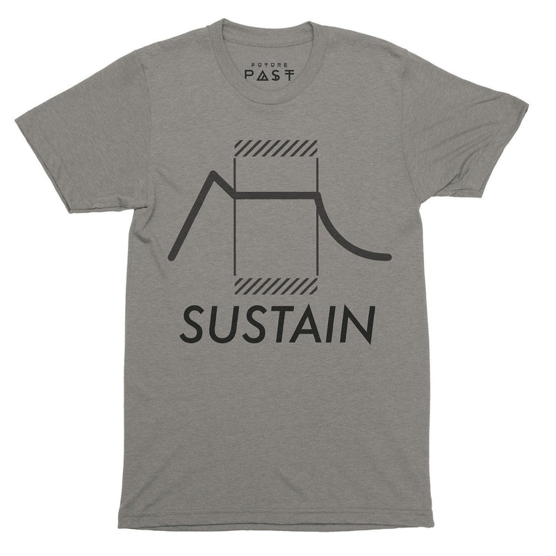 Sustain Envelope Analog T-Shirt / Grey