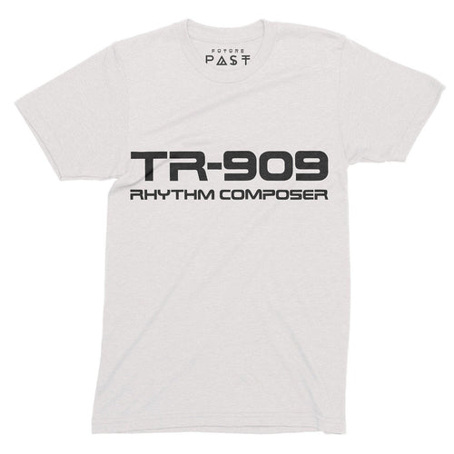 Techno 909 Inspired Logo T-Shirt / White