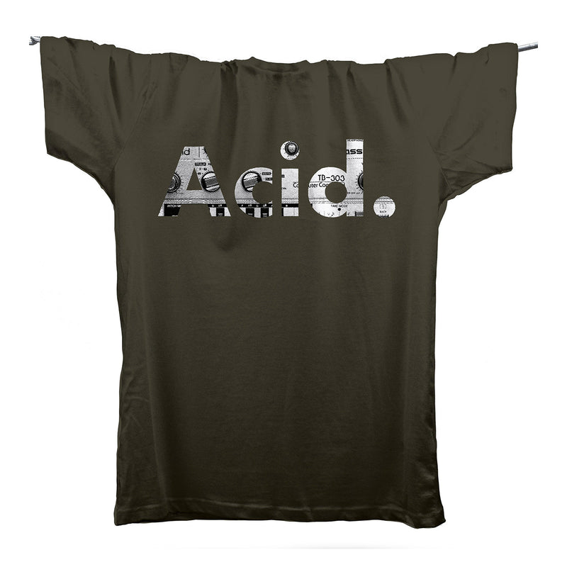 Techno Acid 303 House T-Shirt / Khaki