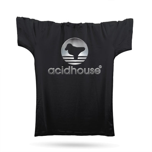 Techno Acid Sportswear Chrome T-Shirt / Black