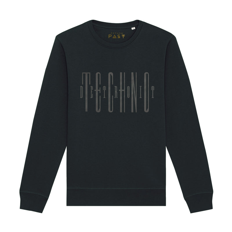 Techno Black on Black Premium Sweatshirt / Black