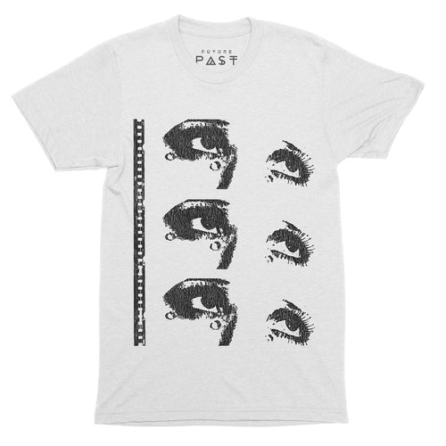 Techno Cine Reel Eyes T-Shirt / White