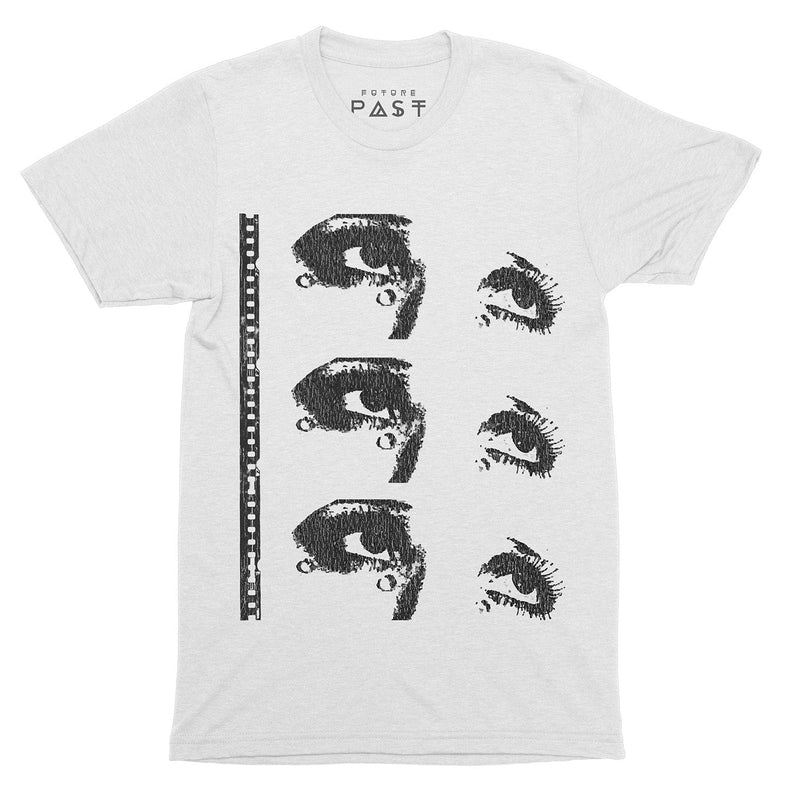 Techno Cine Reel Eyes T-Shirt / White