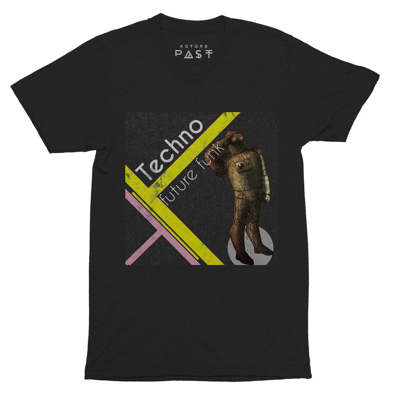 Techno Future Funk T-Shirt / Black