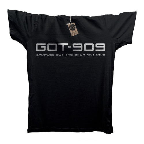 Techno Got 909 Samples T-Shirt / Black