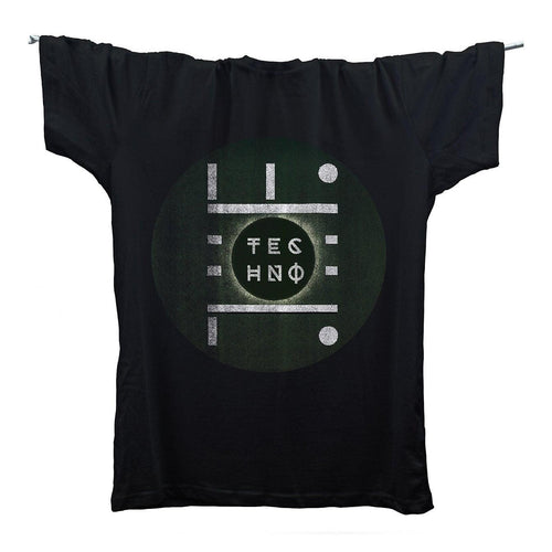 Techno Movement T-Shirt / Black