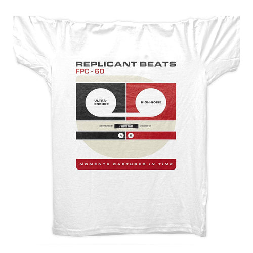 Techno Replicant Beats T-Shirt / White