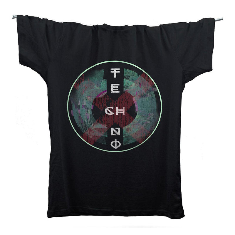 Techno Soul Circle T-Shirt / Black