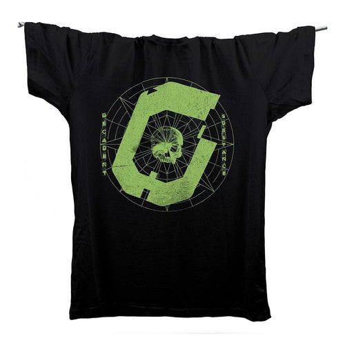 Techno Substance Skull T-Shirt / Black
