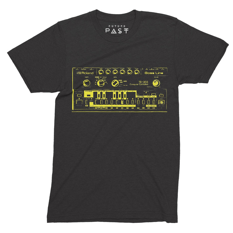 Techno TB-303 Acid Tribute T-Shirt / Black
