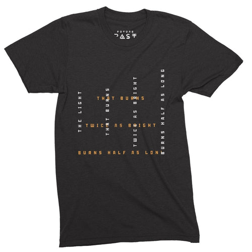 Techno The Light That Burns T-Shirt / Black