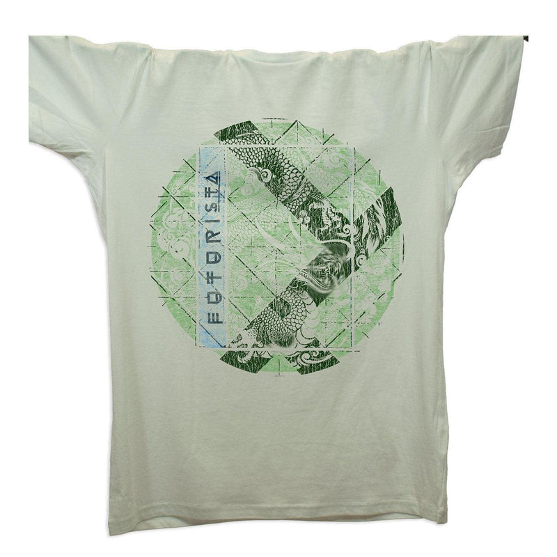 The Dragon Enters Futurista T-Shirt / Grey