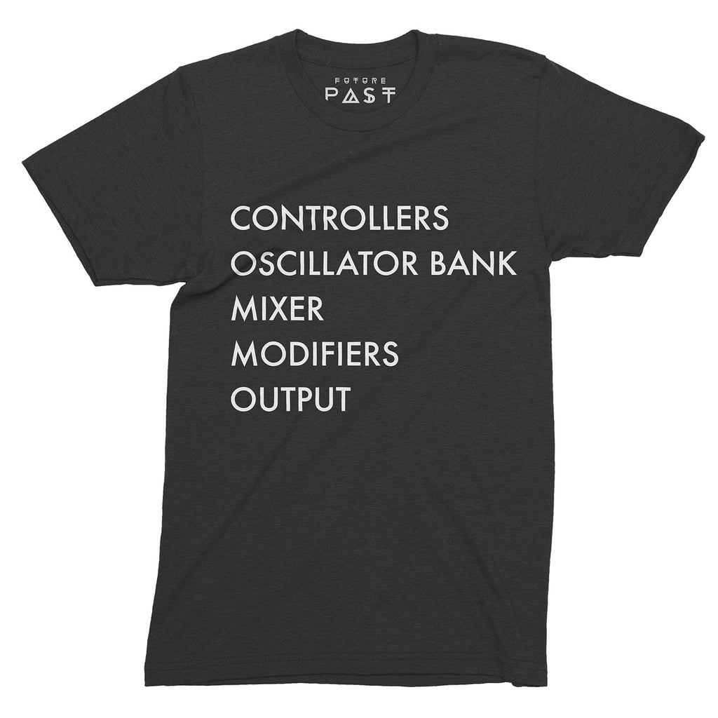 Tribute To Minimoog T-Shirt / Black - Future Past Clothing