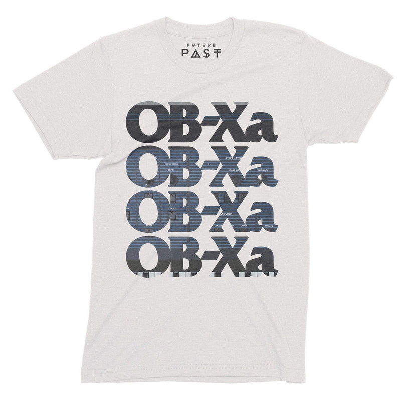 Tribute to OB-Xa Synthesiser T-Shirt / White