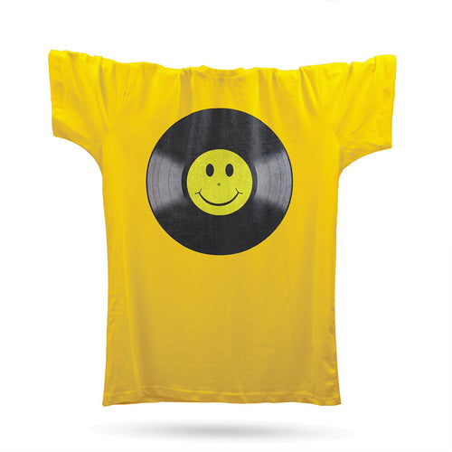 Vinyl Smiler T-Shirt / Gold