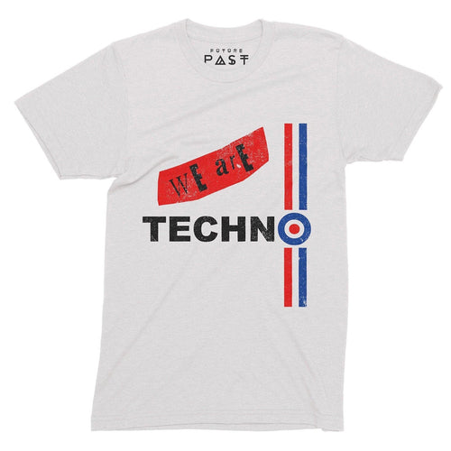 We Are Techno Not Mods T-Shirt / White