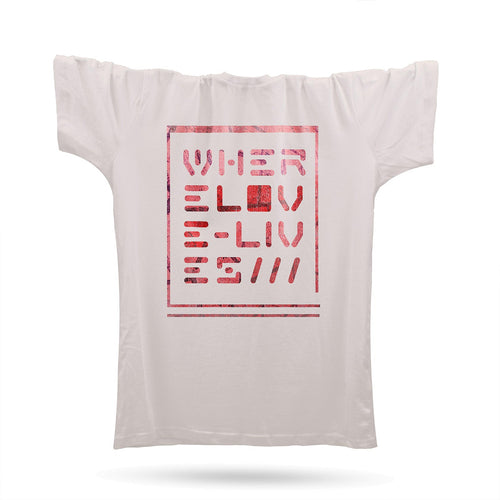 Where Love Lives T-Shirt / Cream