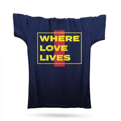 Where Love Lives T-Shirt / Navy