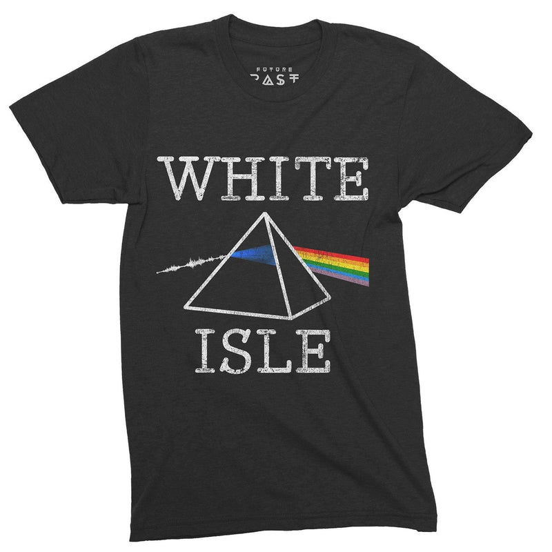 White Isle Side Of The Moon T-Shirt / Black