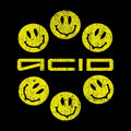 Acid House Smilers T-Shirt / Black