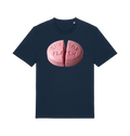 French Navy Printed T-shirt Front