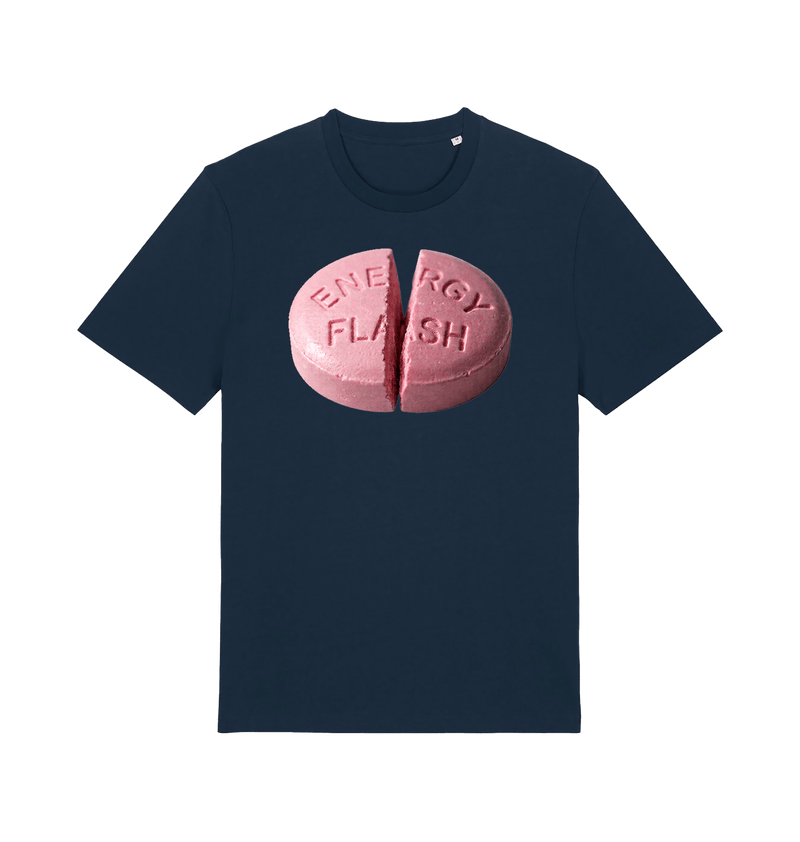 French Navy Printed T-shirt Front