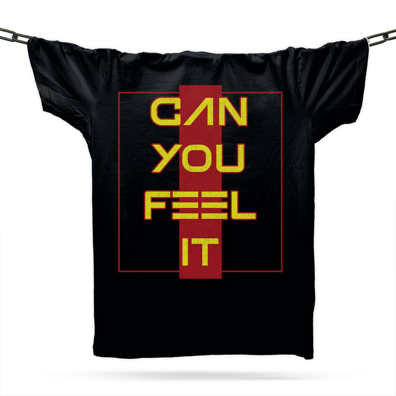 Acid House Can You Feel It T-Shirt / Organic Black