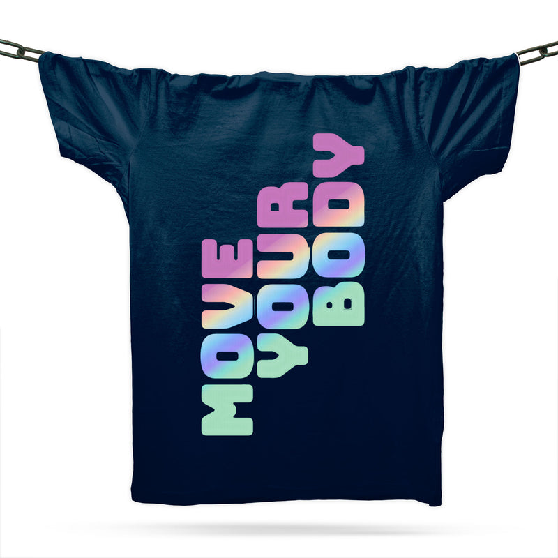 Move Your Body Acid House T-Shirt / Navy