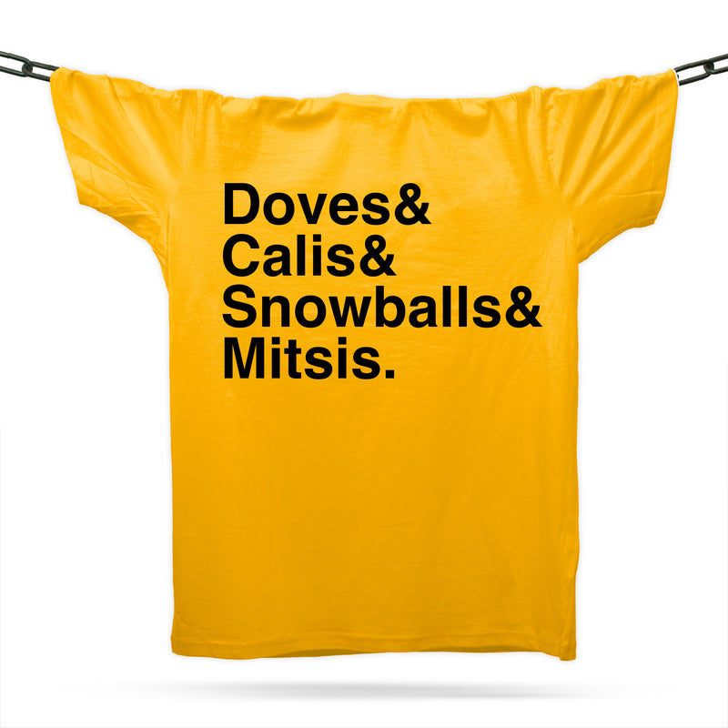 Disco Biscuits T-Shirt / Gold