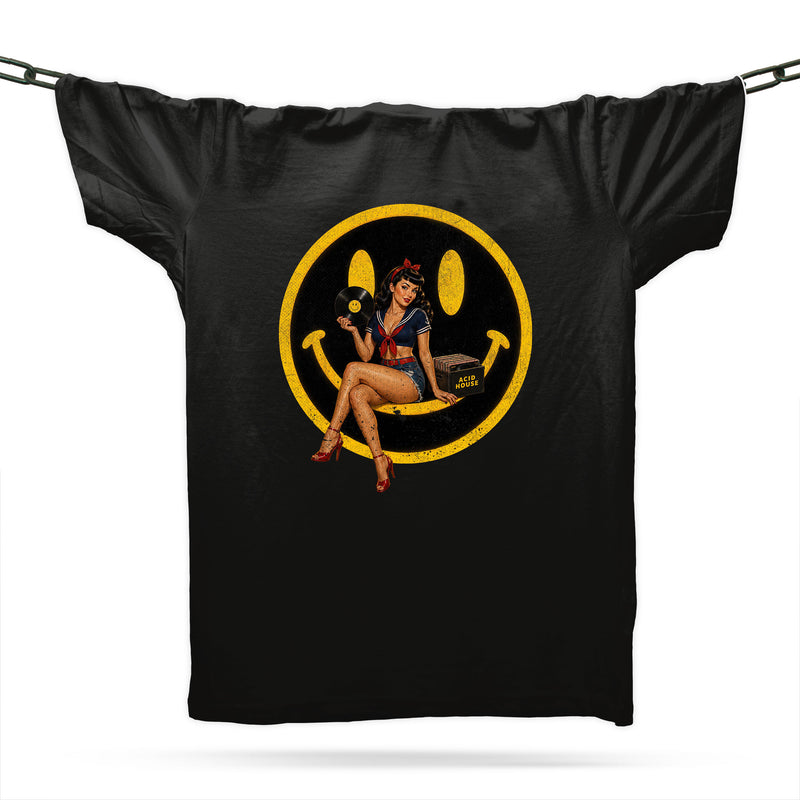 Pinup Girl 2 On Acid Smiley / Black
