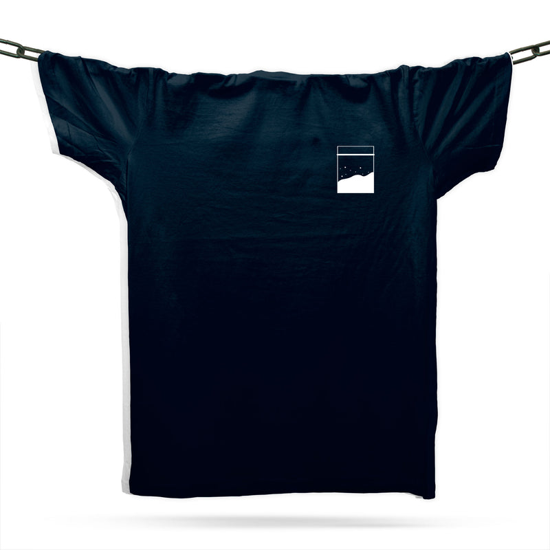 Snow Drift Frame T-Shirt / French Navy